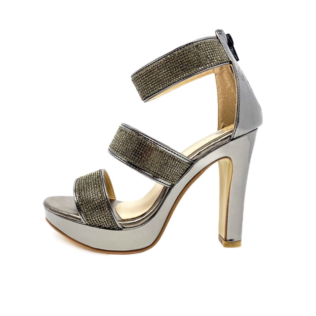 Zapatilla Dasalo Inox De Tacón Para Fiesta Para Mujer