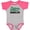 Heather and Hot Pink, variant on Inktastic Future Curler Kids Curling Sports Boys Baby Bodysuit
