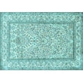 thumbnail image 1 of Ahgly Company Indoor Rectangle Persian Light Blue Traditional Area Rugs, 4' x 6', 1 of 4