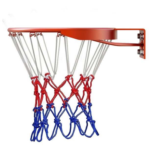 All-Weather Basketball Net Red+White+Blue Tri-Color Basketball