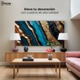 thumbnail image 3 of Cuadro Decorativo Canvas Abstracto Cascadas Turquesa 120x60 Canvas Revolution, 3 of 3
