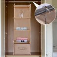 thumbnail image 3 of Greensen Organisateur Suspendu pour Garde-Robe, Support de Rangement pour Vêtements et Vêtements à 4 Tablettes avec Tiroir, Organisateur Suspendu pour Garde-Robe, Organisateur Suspendu pour Vêtements, 3 of 7