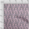 thumbnail image 1 of oneOone Organic Cotton Poplin Twill Fabric Leaves & Floral Block Decor Fabric Printed BTY 42 Inch Wide, 1 of 4