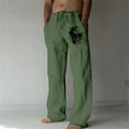 thumbnail image 1 of Pantalon d'Affaires Droit 3D Numérique Décontracté pour Homme, Confortable et Stylé, Léger, Durable, Extensible, 1 of 4