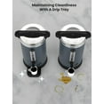 thumbnail image 3 of TROPOW 100 Cups Coffee Urn,12L Double Wall Commerical Coffee Maker for Buffet Catering Wedding Gathering,Large Capacity Hot Coffee Dispenser,Stainless Steel Hot Water Urn, 3 of 6