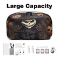thumbnail image 3 of Scarecrow Hard Drive Bags Travel Case Charging Cord Organizer - Oxford Cloth Waterproof Electronics Digital Accessories Pouch with Organizer Charger Station - 5.9x9.44x3.14 in, 3 of 6