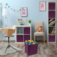 thumbnail image 4 of Sorbus Panier Cube de Rangement Pliable (Lot de 6) Violet, 4 of 9