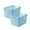 Blue, variant on GERsome 2pcs Plastic Collapsible Laundry Basket Foldable Portable Laundry Hamper with Handles, Storage Container/Organizer for Laundry, Car trunk, Camping, Indoor and Outdoor