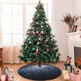 thumbnail image 7 of Yiaed The Galaxy Print Christmas Tree Skirt , Tree SkirtsTree Mat for Christmas Winter Holiday Indoor Decorations-30", 7 of 7