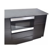 Sharp Gray 24 in. Under the Counter Microwave 1.2 cu. ft Drawer Oven Pedestal (SKMD24U0ES)