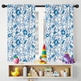 thumbnail image 5 of Blackout Kids Curtains,Pioneer Flower Floral Print Pattern Childrens Insulated Curtains Set Of 2,Bedroom Essentials,Toddler Room Decor 42"x54", 5 of 5