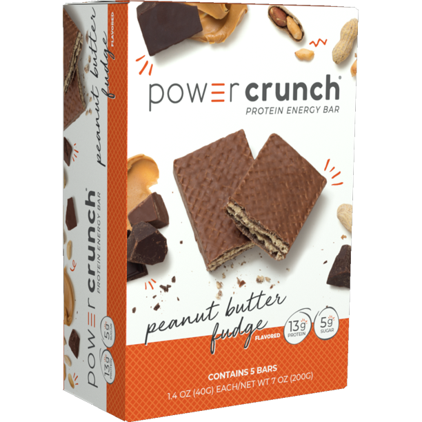 Power Crunch ORIGINAL Protein Energy Bar Peanut Butter Fudge , 7 oz, 5 count