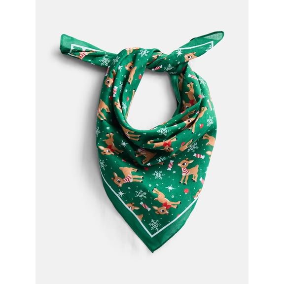 Rudolph the Red Nosed Reindeer Women's Christmas Bandana
