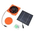 thumbnail image 2 of Solar Panel Vent Fan Kit, Solar Powered Exhaust Fan High Efficiency Monocrystalline Silicon Energy Saving  for RV, 2 of 7
