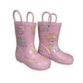 thumbnail image 1 of Foxfire FOX-600-40-1 Childrens Pink Pony Rain Boot - Size 1, 1 of 1