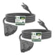 thumbnail image 1 of Cable de extensión para exteriores EP, paquete de 2 m con 3 salidas 16/3 SJTW, 1 of 8