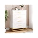 thumbnail image 2 of Dormitorio cómoda con 4 cajones y metal handles - sturdy frame moderno wood chest of cajones, 2 of 9