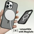 thumbnail image 5 of Decase Skin-Feel Anti-Scratch PC+TPU Case for iPhone 16 Pro Max,Compatible with Mag-Safe,Translucent Matte Drop Proof Phone Case,Rugged Back Cover for iPhone 16 Pro Max Case,Purple, 5 of 6