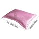 thumbnail image 3 of Funda de almohada de satén para adultos y parejas, poliéster suave y transpirable, ajuste elástico, decoración para bodas o dormitorios, 29x19 pulgadas, 3 of 6