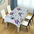 thumbnail image 4 of Yayeee Tablecloths 60" x 108" Rectangle Wrinkle Resistant Party Table Cover, Blue Ice Hockey, 4 of 8