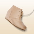 thumbnail image 4 of Dream Pairs Low Wedge Heel Ankle Booties for Girls With Side Zipper (Toddler/Little Kid/Big Kid), 4 of 5