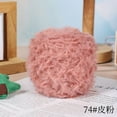 thumbnail image 1 of Zhuge Hilo de chenilla grueso para tejer voluminosos y esponjosos, hilo de chenilla suave y esponjoso, 100 g, rosa oscuro, 1 of 4