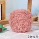 thumbnail image 1 of Nvzi Madejas de hilo de piel sintética con pestañas, lana de visón, cachemira, felpa larga, hilo grueso de lujo para manualidades de muñecas con abrigo de piel DIY, 100 g, rosa oscuro, 1 of 4