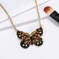 thumbnail image 3 of Butterfly Chain Pendant Necklace for Women Red Cubic Zirconia Ginger Lyne Collection, 3 of 5