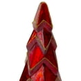thumbnail image 2 of Northlight 12" LED Lighted Red Glass Christmas Tabletop Tree, 2 of 2
