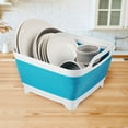 thumbnail image 3 of Wakeman Outdoors 9L Collapsible Wash Basin - Portable Sink with Drain, Blue, 3 of 10