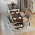 thumbnail image 2 of 83"Kitchen Island with Extendable Table for 2-6, Mobile Storage Island with Power Outlet, Kitchen Prep Table with Adjustable Shelvs,Spice Rack,Drawers, 2 of 9