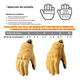 thumbnail image 3 of Guantes De Moto 100% Piel De Cabra Para Pantallas Táctiles Xtellar amarillo, 3 of 4