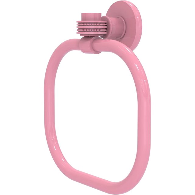 Allied Brass 2016D-PNK Collection Continentale Porte-Serviette avec Accents Pointillés, Rose