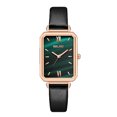 thumbnail image 1 of Watch Small Fashion Watch Pattern Female Watch Rectangular Green Ladies Women's Watch, 1 of 1