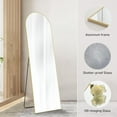 thumbnail image 4 of Simenmax Arched Full Length Mirror, Full Body Floor Mirror with Stand,Gold, 59"x16", 4 of 5