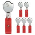 thumbnail image 1 of 6pcs Cable Pulley Heavy Duty Cable Pulley Wheel Swivel Pulley Block Stainless Steel Caster Wheels Bearing Loading Pulley DIY Pulley System For Handling Moving, 1 of 9
