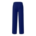 thumbnail image 4 of Caqnni Joggers Pants Man Pants Casual Jogging Sports Elastic with Pockets Men's Pants Drawstring Sweatpants (Blue,3XL), 4 of 7
