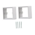 thumbnail image 3 of CarpNettore 2 Pack Socket Spacers for Cable Box Installation Wall Plate Accessories for Home white, 3 of 9