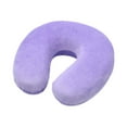 thumbnail image 3 of Almohada de viaje moderna y suave que brinda soporte para el cuello para la oficina, el automóvil, las caminatas, , y el sueño Violeta, 3 of 8