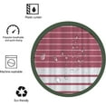 thumbnail image 5 of Red and White Fabric Shower Curtain,Farmhouse Striped Bathroom Shower Curtains,Bobo Modern Bath Curtains Sets with 12 Hooks Long Size 72x72inch,Waterproof Fabric, 5 of 5