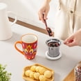 thumbnail image 3 of Vancasso Tea Mug with Infuser and Lid, 18 oz Loose Leaf Tea Cup with Strainer, Ceramic Coffee Mug for Tea, Coffee, Microwave & Dishwasher Safe, Series LUMI, 3 of 10