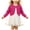 Hot Pink, variant on WXFAZCVU Cardigan for Girls Cute Casual Knit Sweater Long Sleeve Fall Outfits Everyday Wear Size 8-9 Years