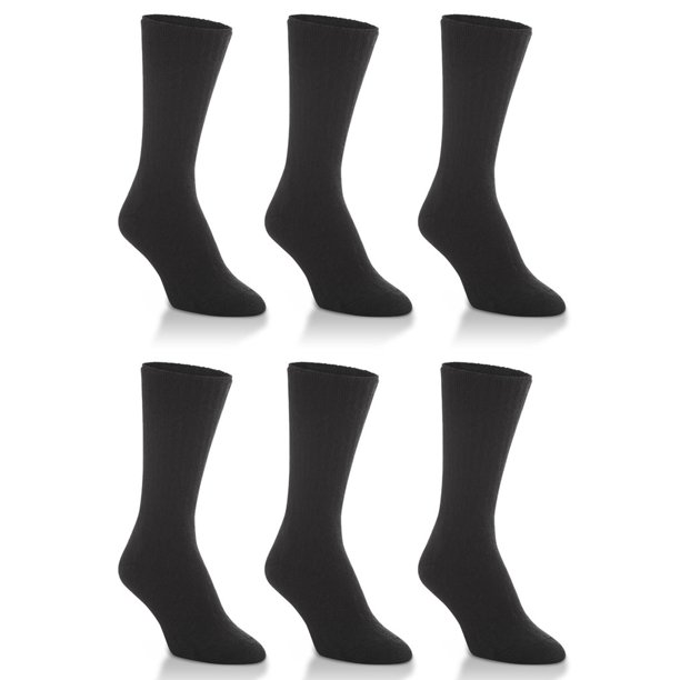 World's Softest Worlds Softest Socks Classic Collection Large Black