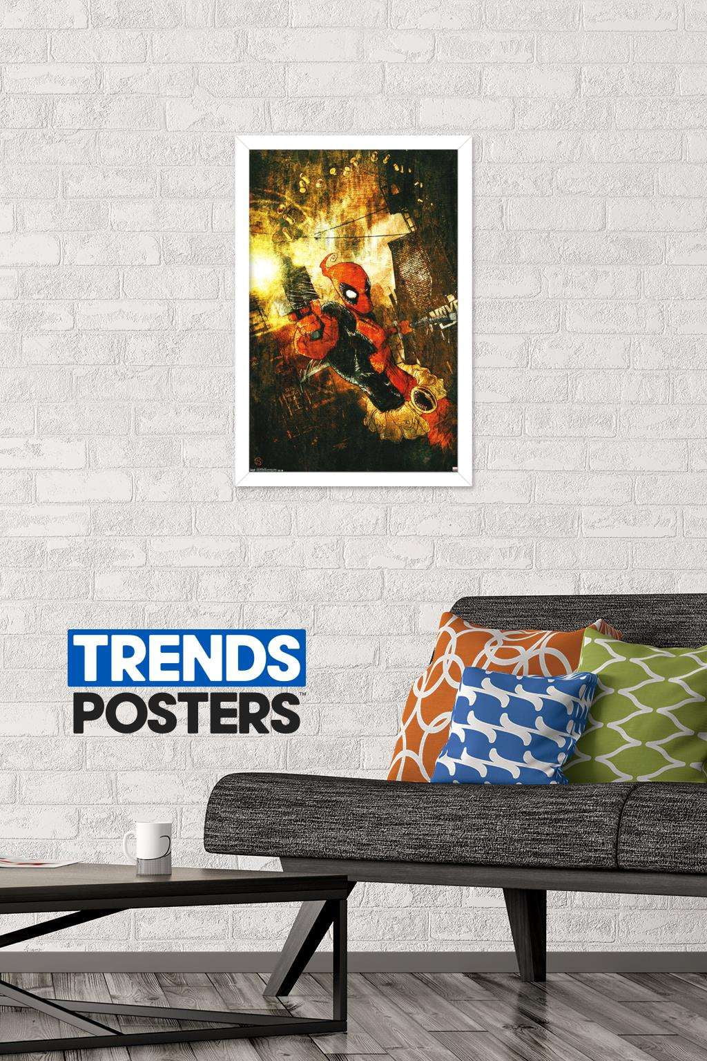 Marvel Comics - Deadpool - Shells Wall Poster, 14.725" x 22.375", Framed