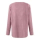 thumbnail image 4 of Women Plus Size Casual Knit V Neck Lightweight Long Sleeve Sweaters Sky Blue XXL, 4 of 4