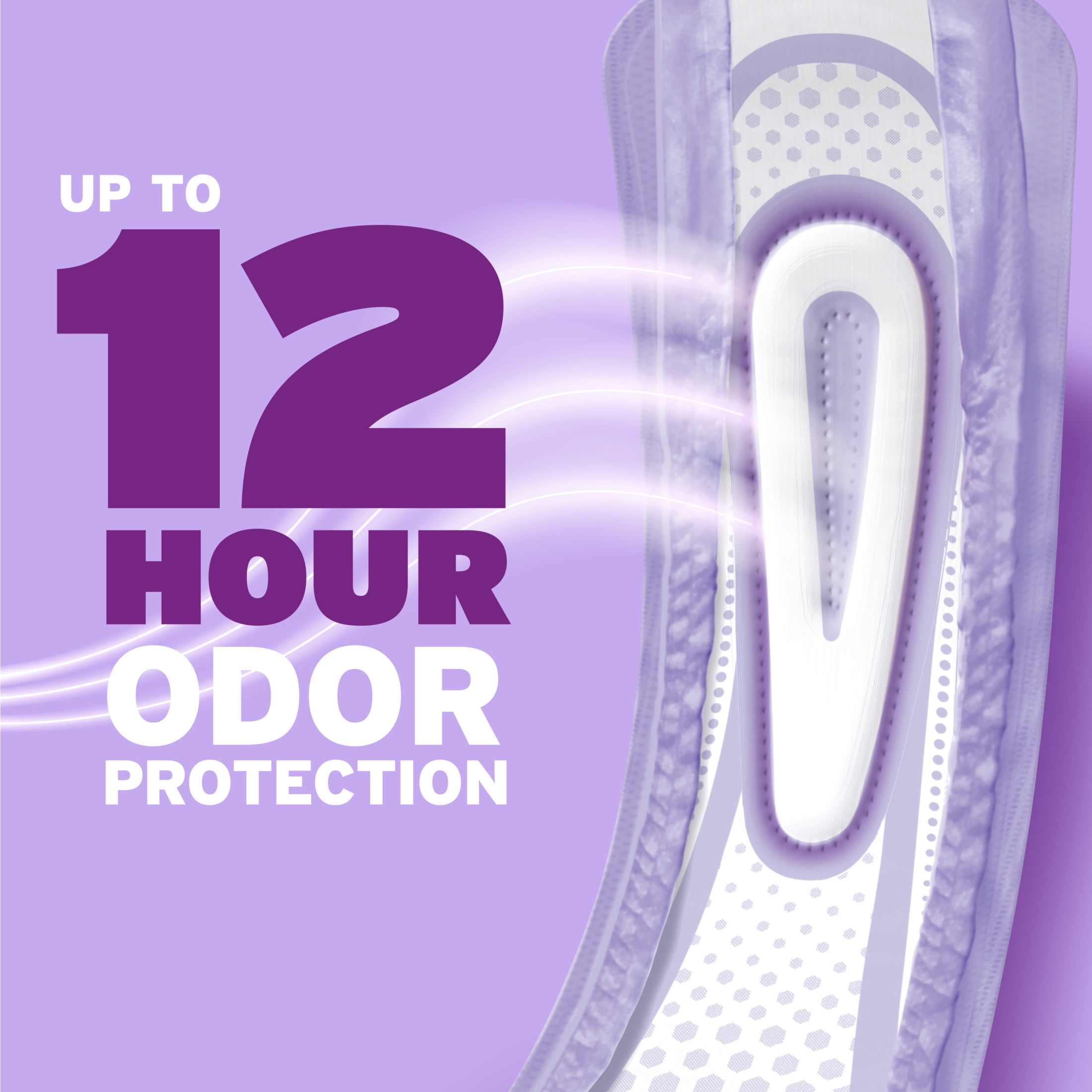 (2 pack) Poise Ultra Thin Incontinence Pads, 7 Drop Ultra Absorbency, Long Length, 22 Count