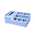 thumbnail image 4 of Caja de pañuelos Macarena organizador de escritorio multifunción azul, 4 of 6