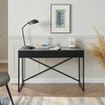thumbnail image 6 of Evelyn&Zoe Modern/Contemporary 47" Wide Black Grain Home Office, 6 of 9