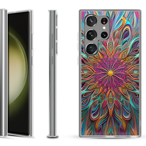 Slim-Fit Fashion Phone Case for Samsung Galaxy S23 Ultra, by OneToughShield ® - Doodle Art