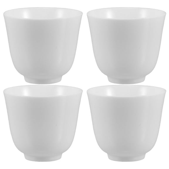 MLINS 4pcs Chinese Porcelain Tea Cups Mini Ceramic Teacups For Kung Fu Tea Ceramic Teacup Small Tea Cup Ceramic Tea Cup Tea Ware For Tea Room